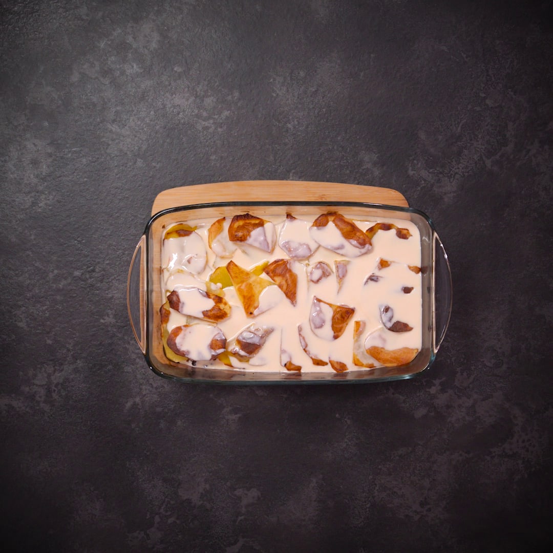 Priprema jela Musaka sa mesom i krompirom faza 4