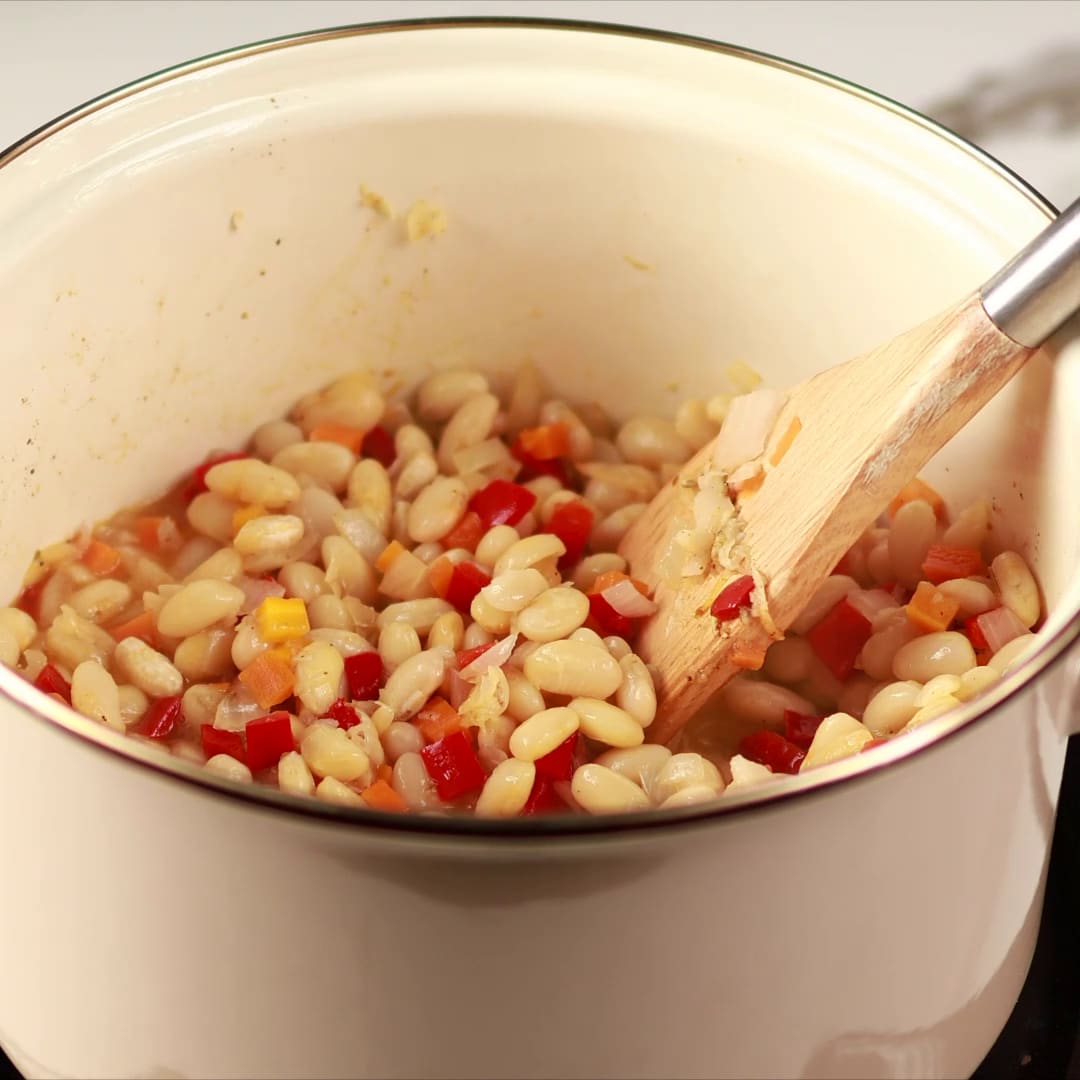 Priprema jela Posni pasulj na najlakši način faza 3