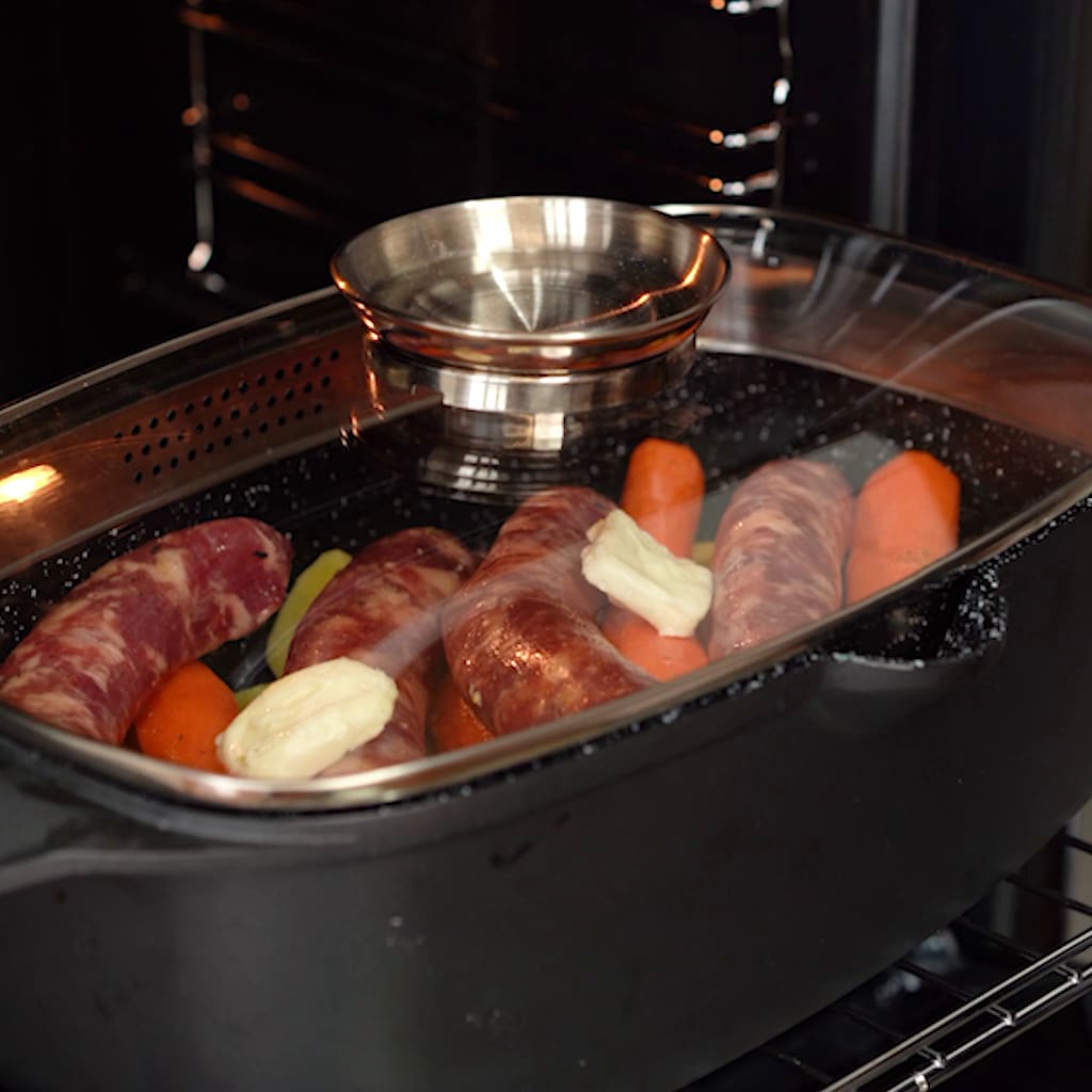 Priprema jela Domaće kobasice u rerni faza 2