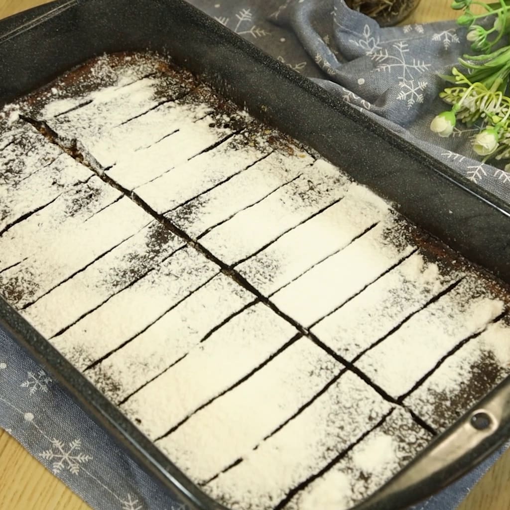 Priprema jela Čoko štangle sa orasima faza 3