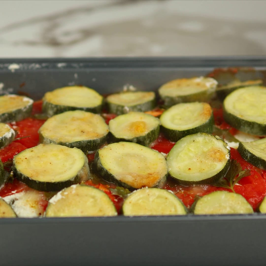 Priprema jela Vegetarijanska musaka sa tikvicama faza 3