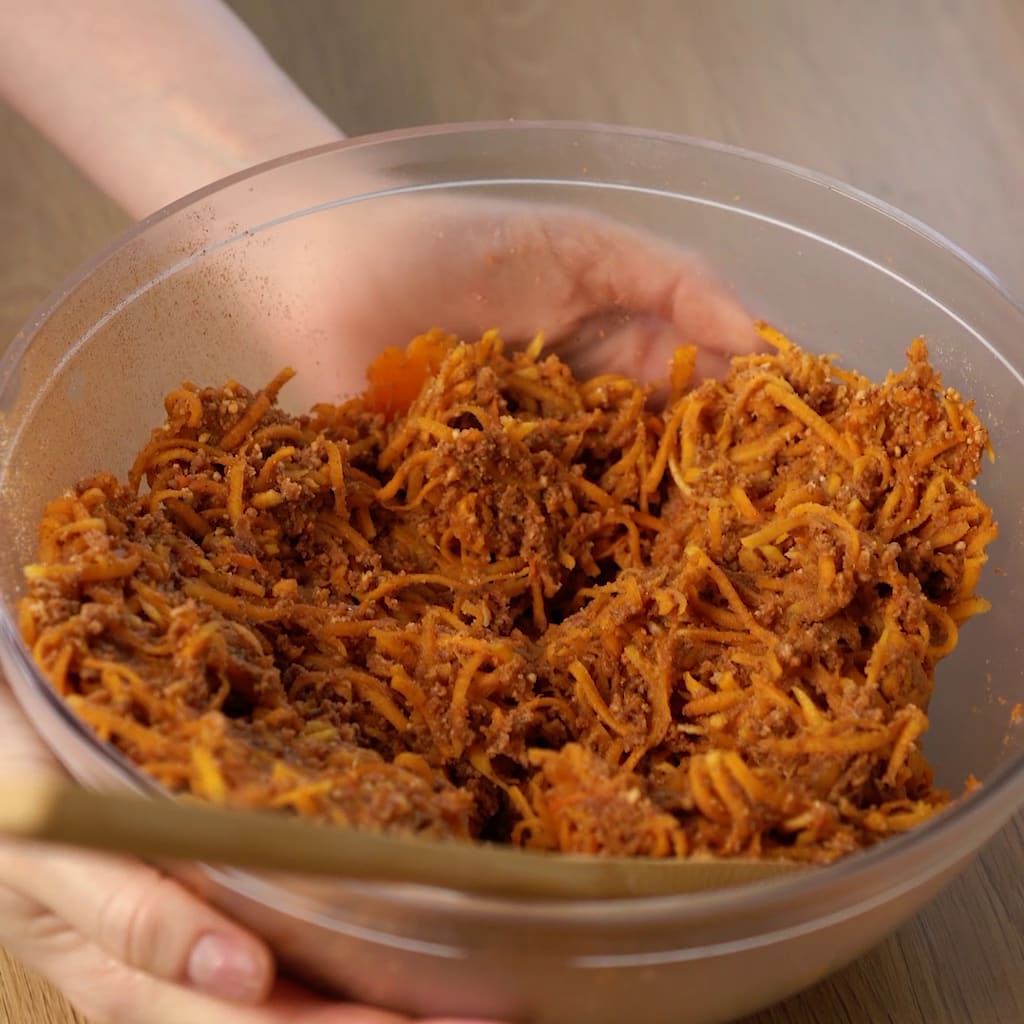 Priprema jela Bundevara sa mlevenom plazmom faza 1