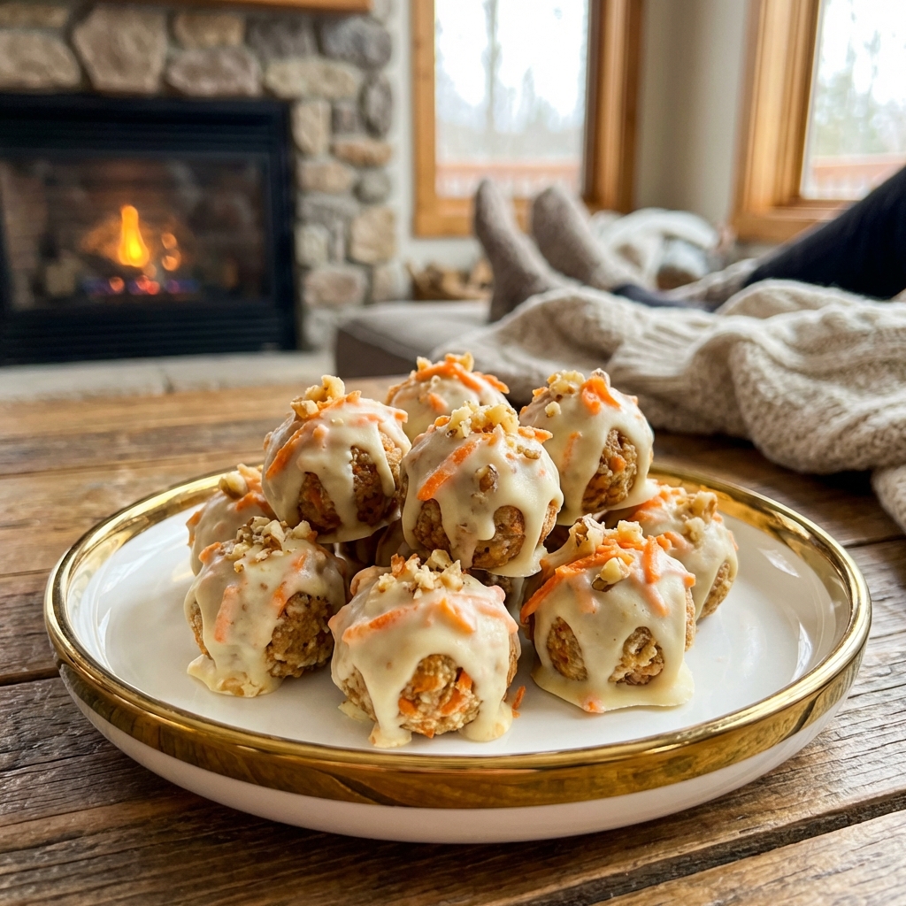 Bites de Proteína de Cenoura Low Carb Irresistíveis