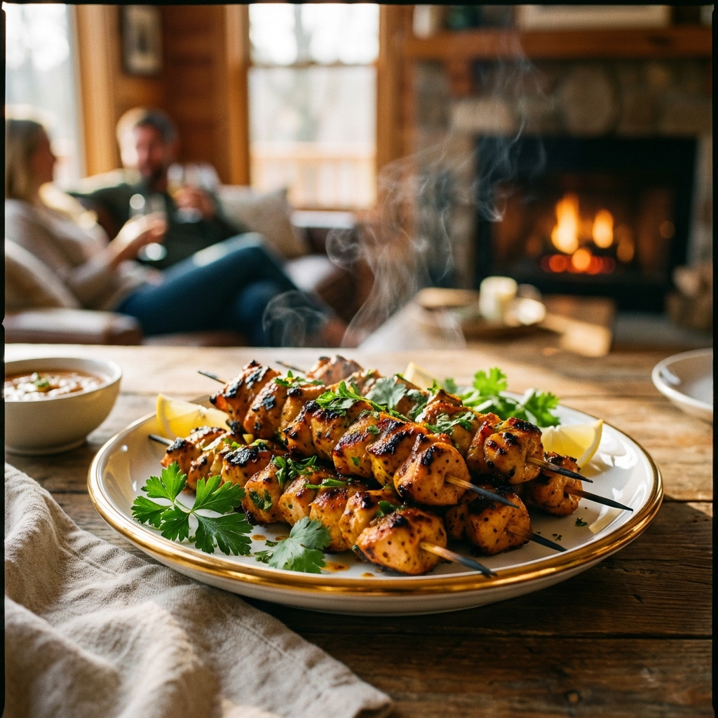 Savory Charcoal Chicken Shop Chicken Skewers Recipe