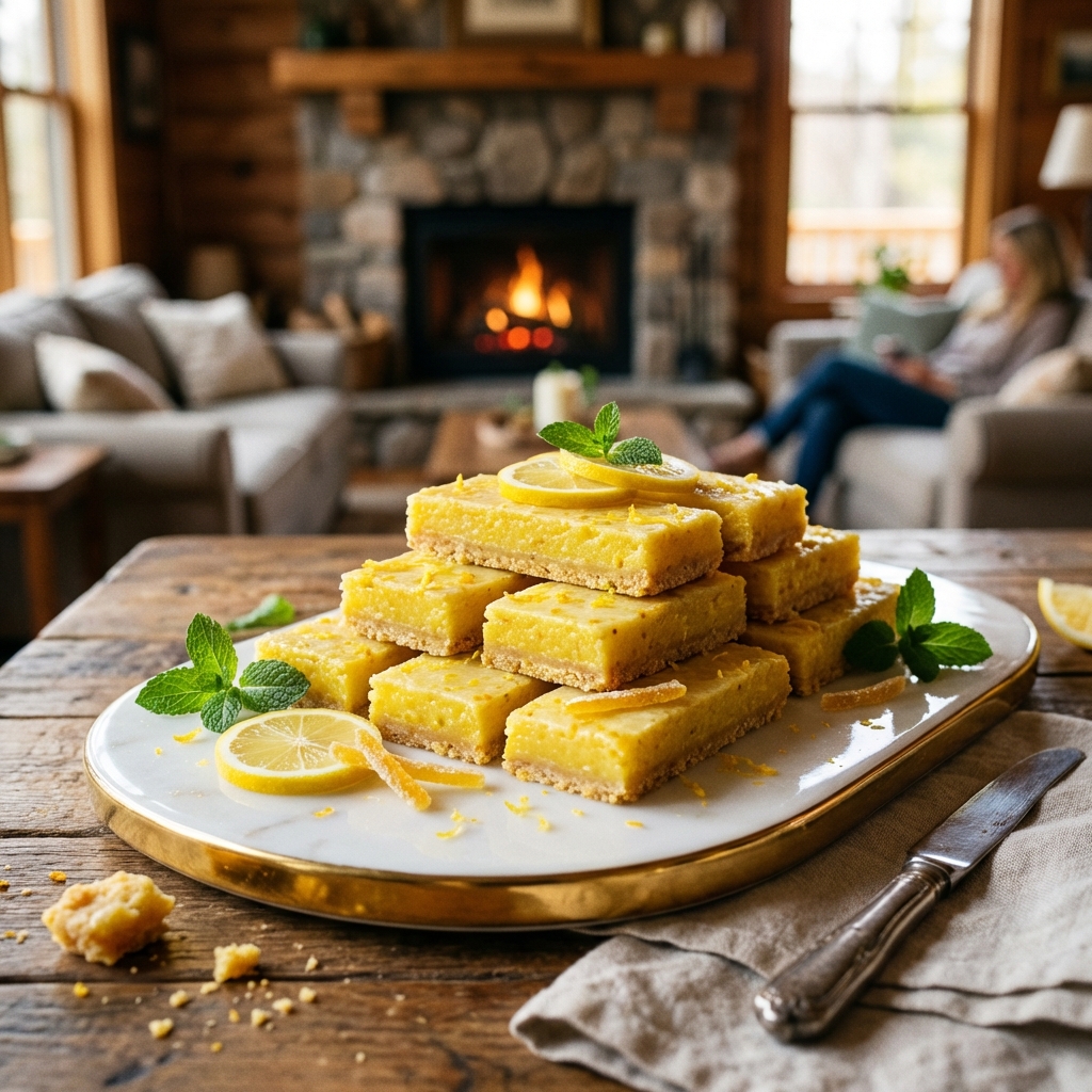 Lemon Protein Bars Packed with Energy and Flavor