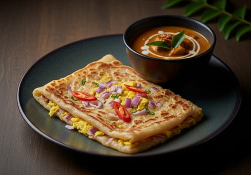 Roti Telur Bawang Chili