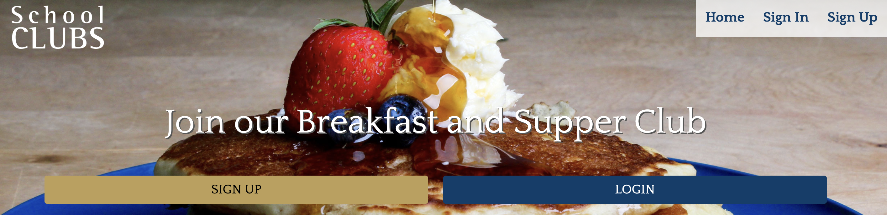 Screenshot of account facility