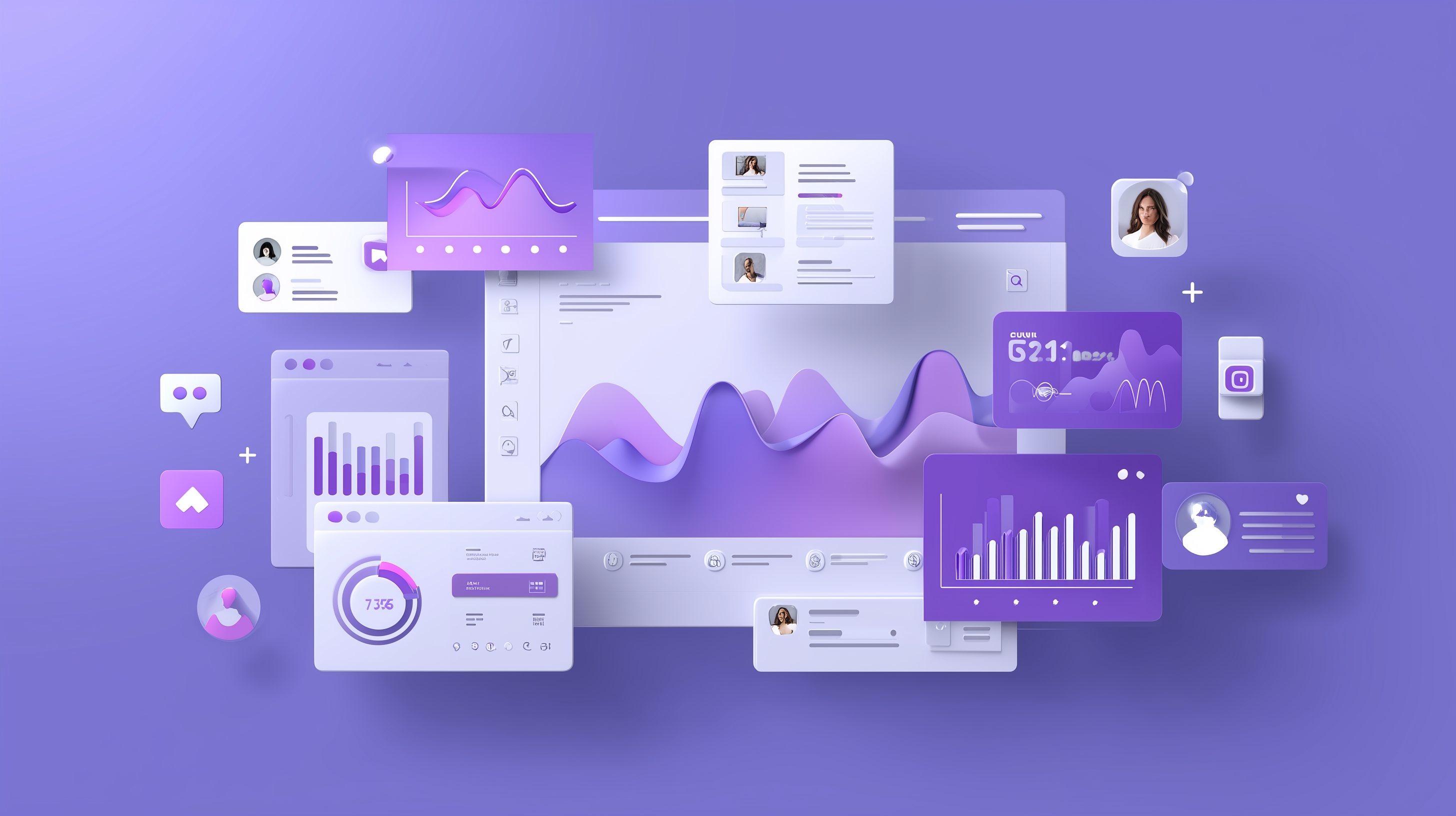 Influex data-driven AI influencer marketing illustration