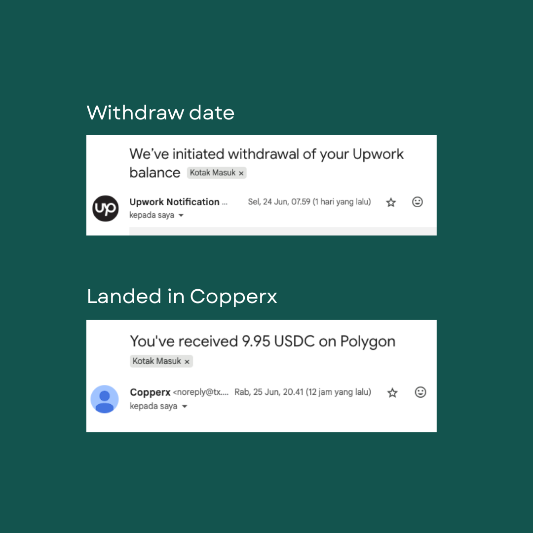 Pengalaman Menggunakan Copperx untuk Withdraw Upwork
