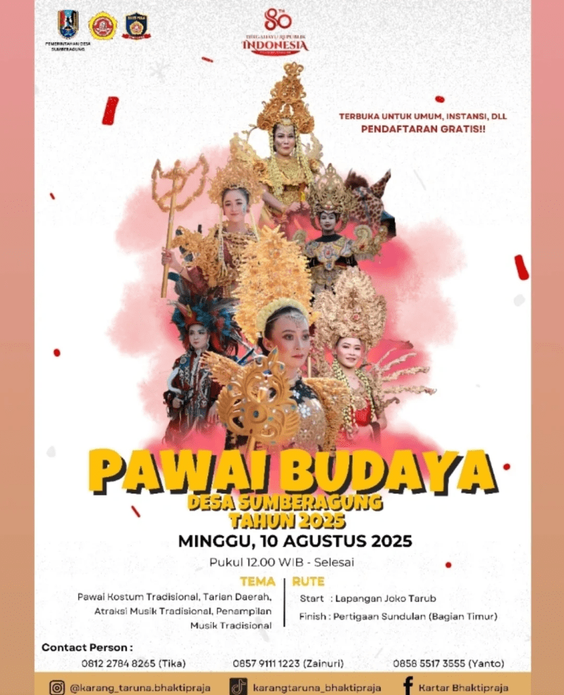 Pawai Budaya Desa Sumberagung