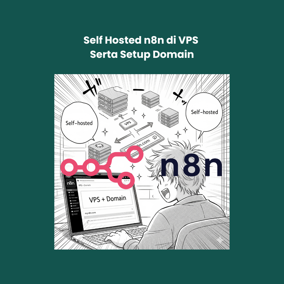 Self Hosted n8n di VPS Serta Setup Domain