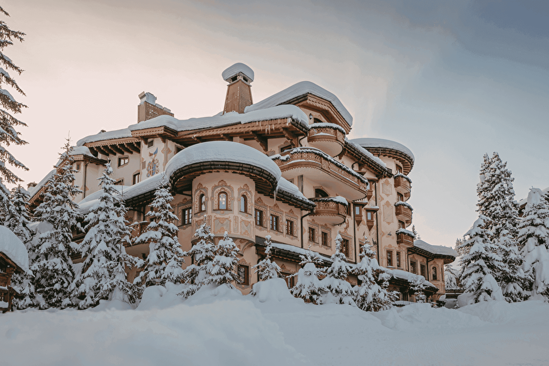 Les Airelles Courchevel, un château austro-hongrois à Courchevel 1850 - Hôtels - image principale