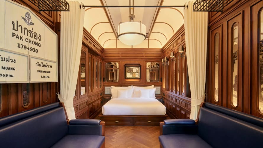 InterContinental Khao Yai, des wagons de train transformés en suites - Hôtels - vue panoramique