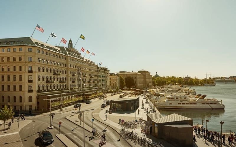 Grand Hôtel Stockholm, un emblème de l'hospitalité suédoise avec vue sur le Palais Royal - Hôtels - vue panoramique
