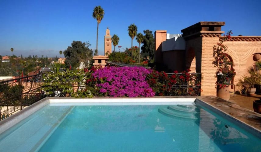 Villa des Orangers : Une oasis au coeur de Marrakech - Hôtels - vue panoramique