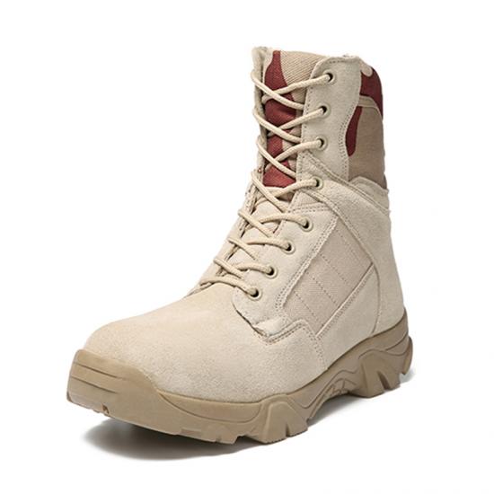 Military Camouflage Desert Army Tactical Boots With Zipper