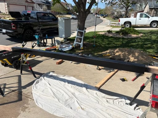 Basketball Hoop Installation — during