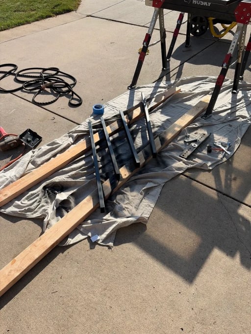 Basketball Hoop Installation — during