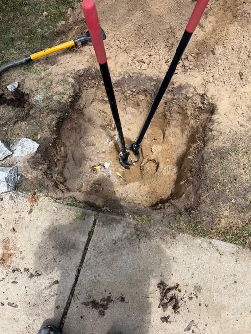 Basketball Hoop Installation — during