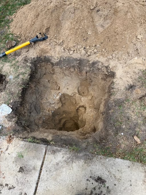 Basketball Hoop Installation — during