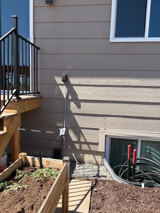 Full Backyard Renovation — during