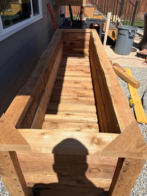 Full Backyard Renovation — during
