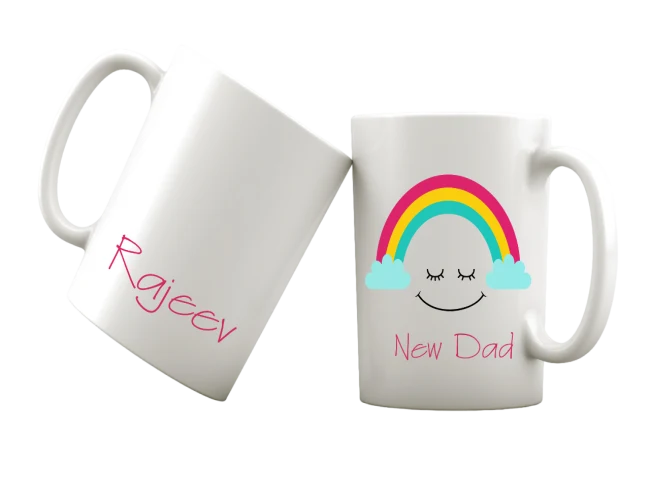 New Father Personalized Mug