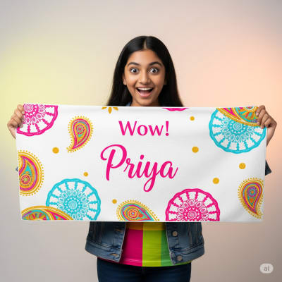 Customized Bath Towels – Personalized Luxury Towels