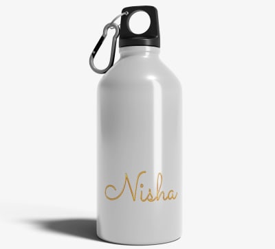 Personalized Designer Girlfriend Name Sipper Bottle - Custom Name Sipper Bottle