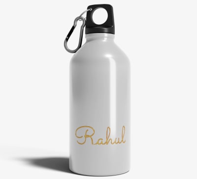 Personalized Designer Name Sipper Bottle - Custom Name Sipper Bottle