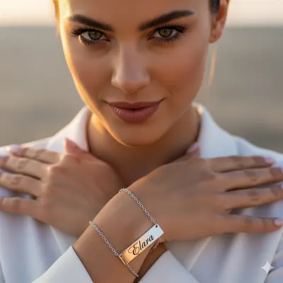 Name Plate Bracelet