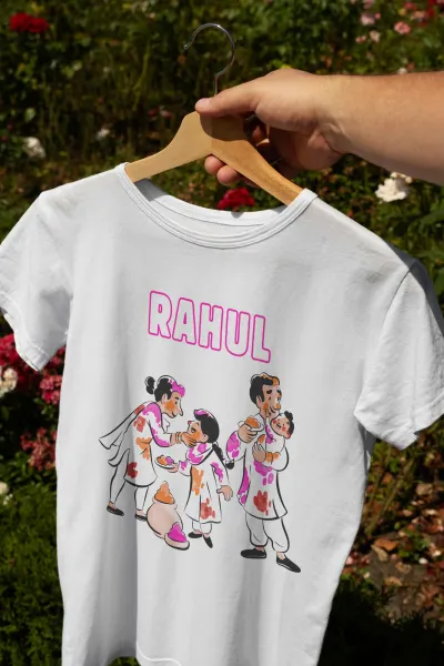 Customized Holi T-Shirt with Name