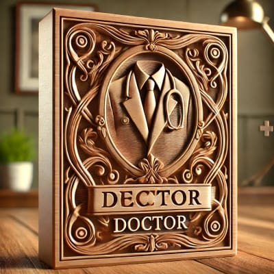 Engraved Wooden Plaque