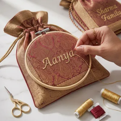 Personalized Potli Bag with Name