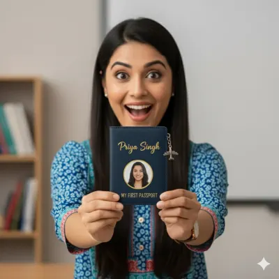 Personalised My First Passport Holder