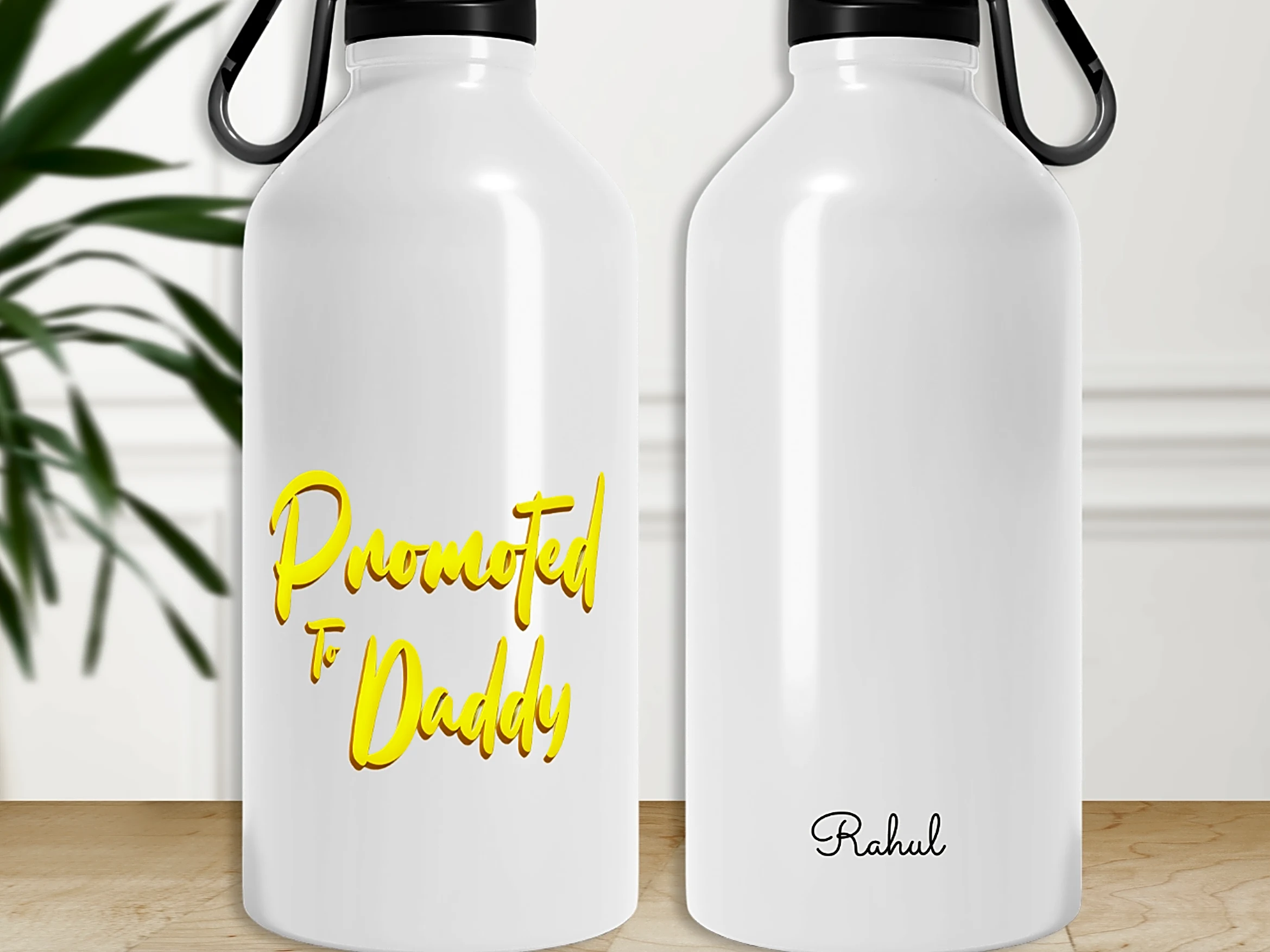 Personalize Sipper "Promoted to Daddy" Quotes with Daddy Name-4