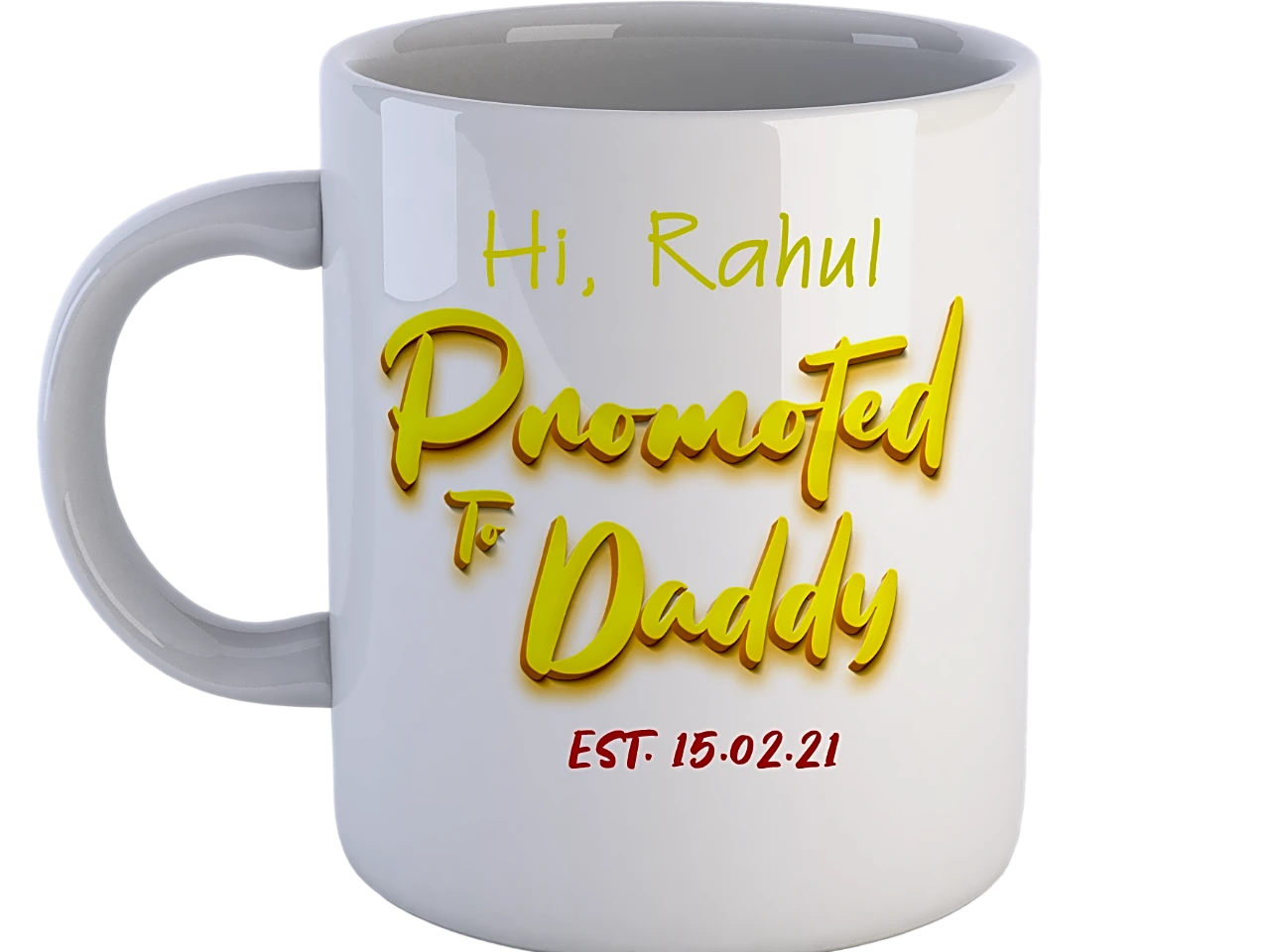 Promoted to Daddy, Mommy Personalized Gift