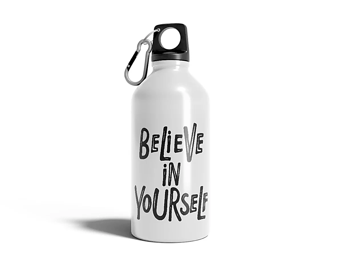 Printed Aluminum Sipper Water Bottle