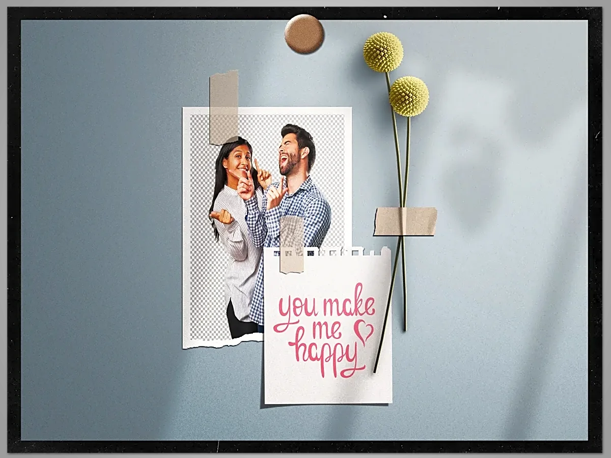 Personalized Couple Photo Wall Frame