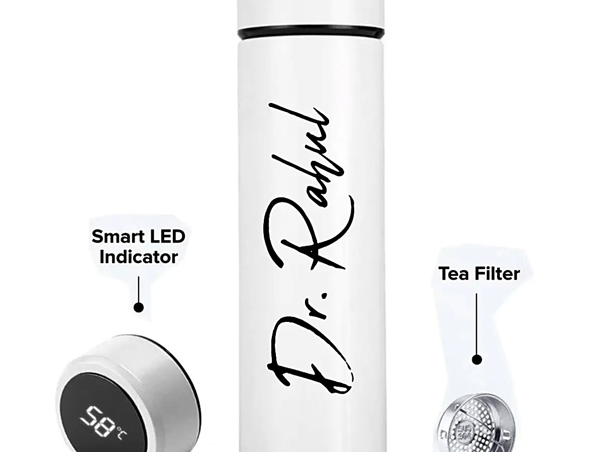Personalized Doctor Name Temperature Bottle