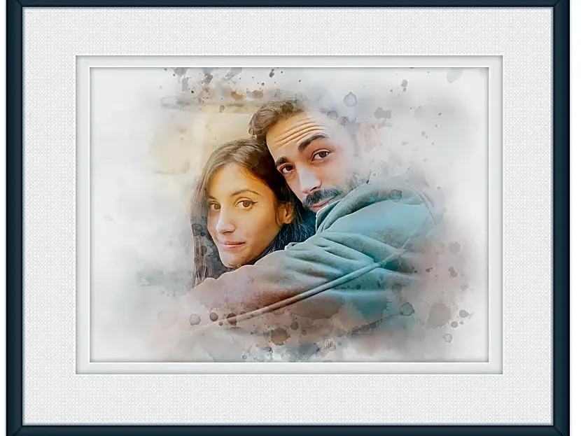 Personalized Acrylic photo Frames For His and her 