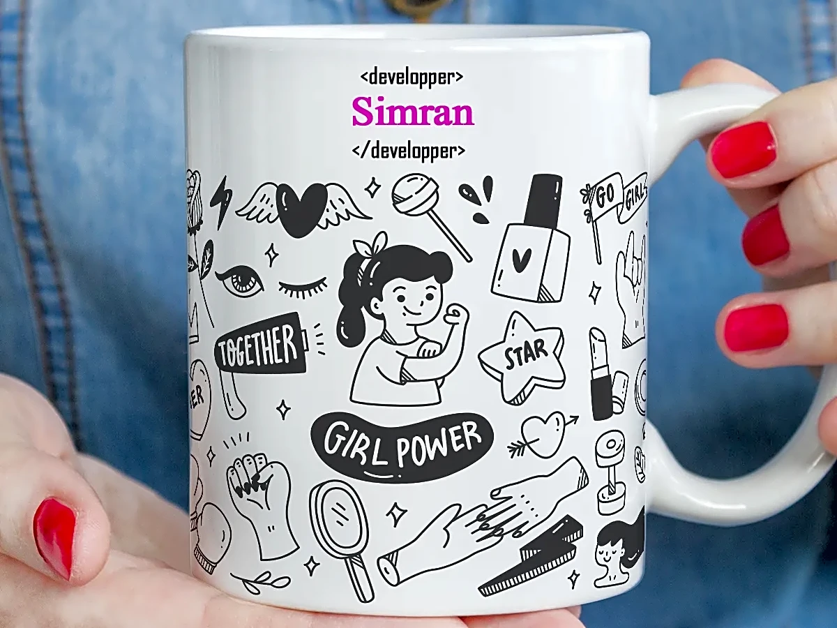 Personalized Coder Name Coffee-Tea Mug