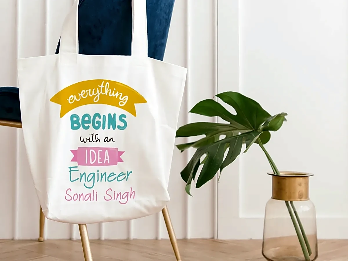 Everything begins with an idea Personalized Engineer Tote Bag