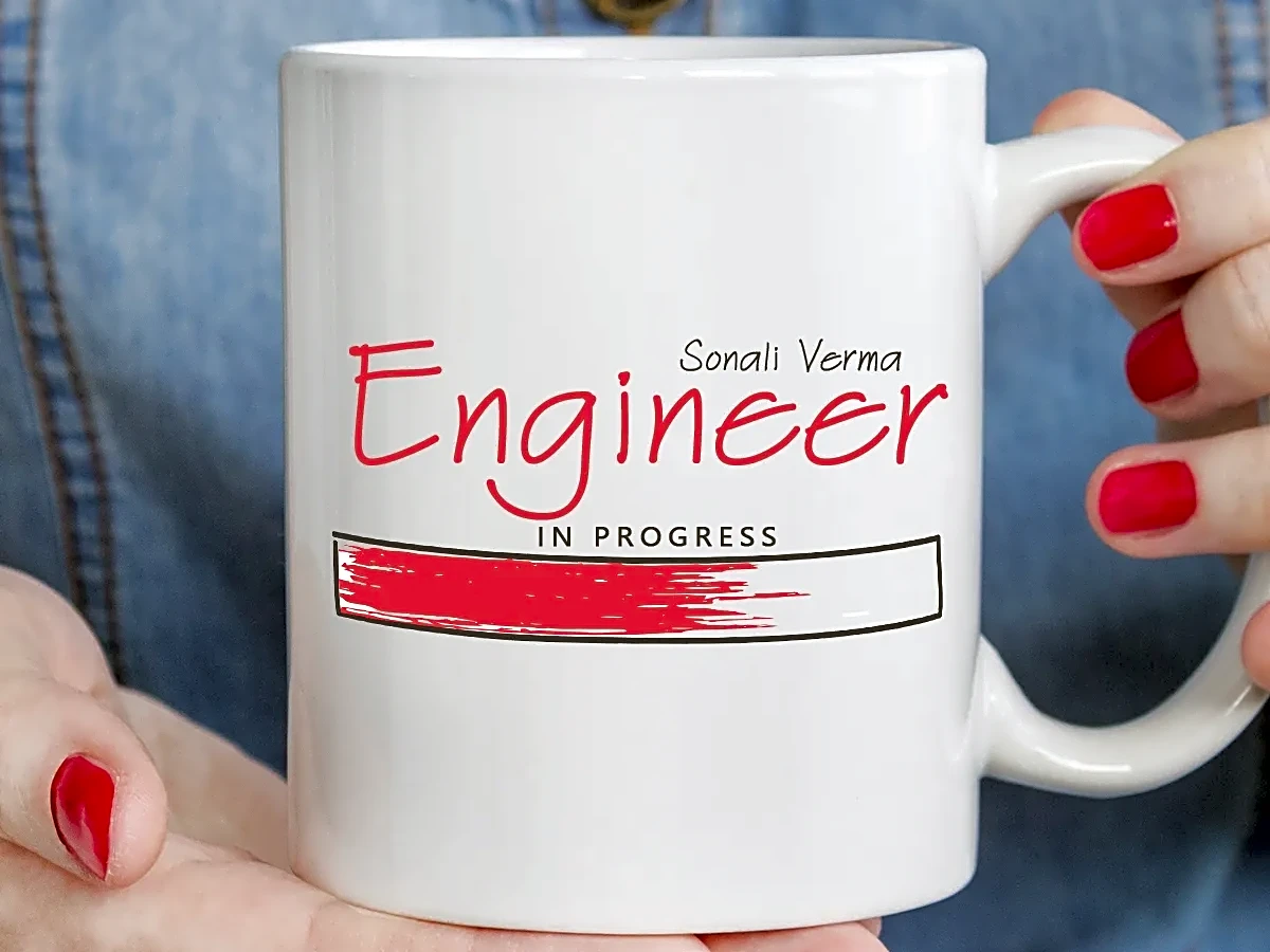 Personalized Engineering Student Mug - Add Name to Personalize