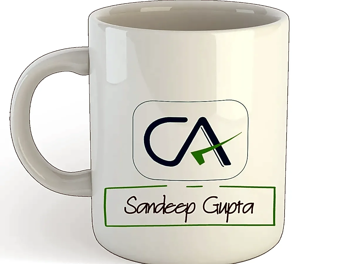 Personalized CA Art and Name Ceramic Mug 11 OZ 
