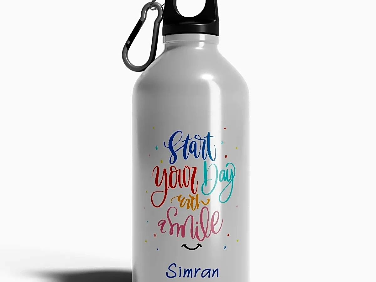 Personalized [Designer] Sipper Bottle 650ML White