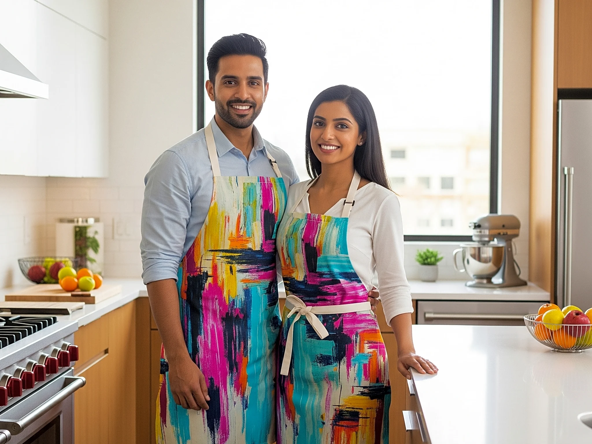 Custom Aprons with Name & Photo