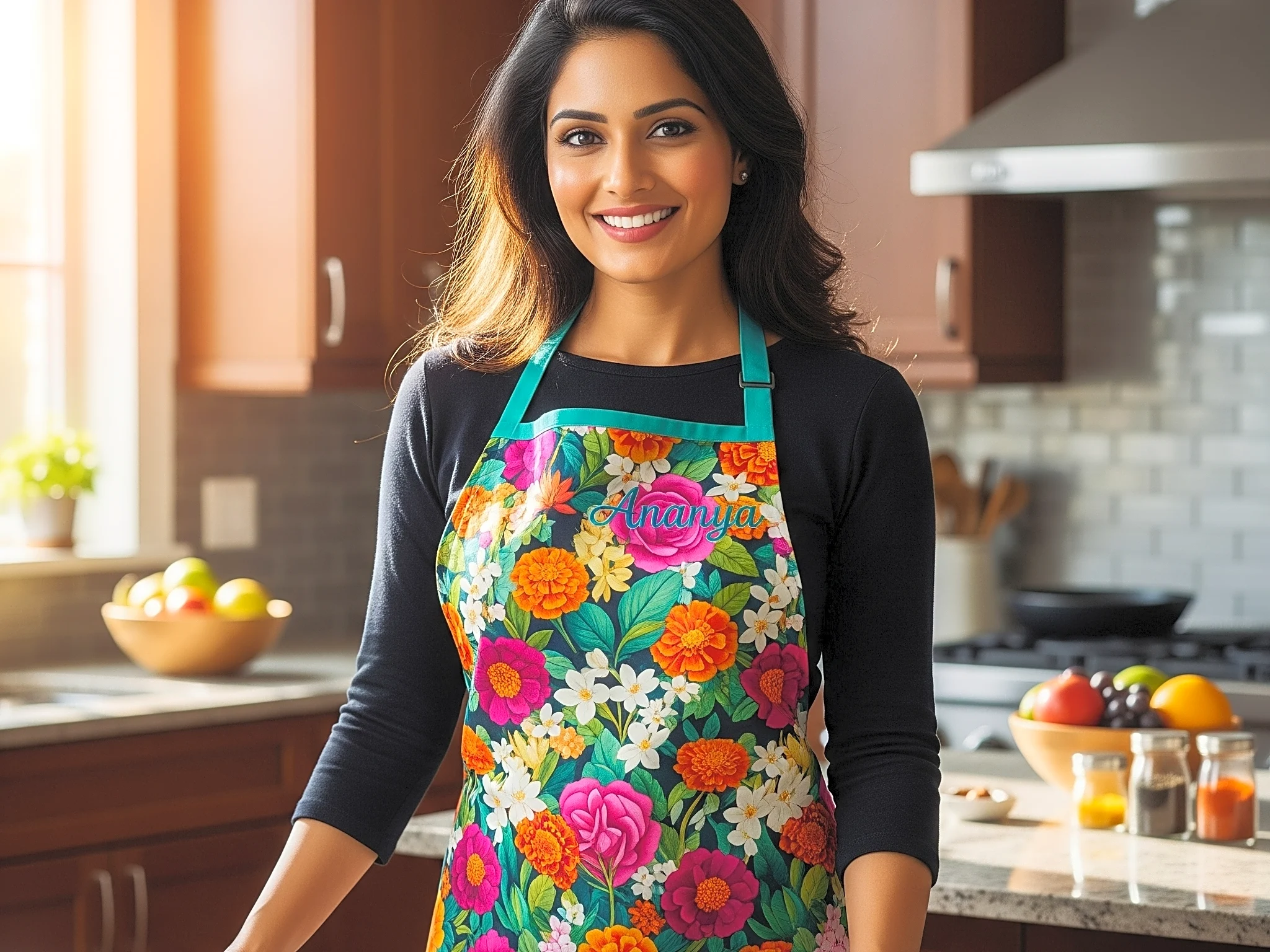Stylish Printed Apron Women