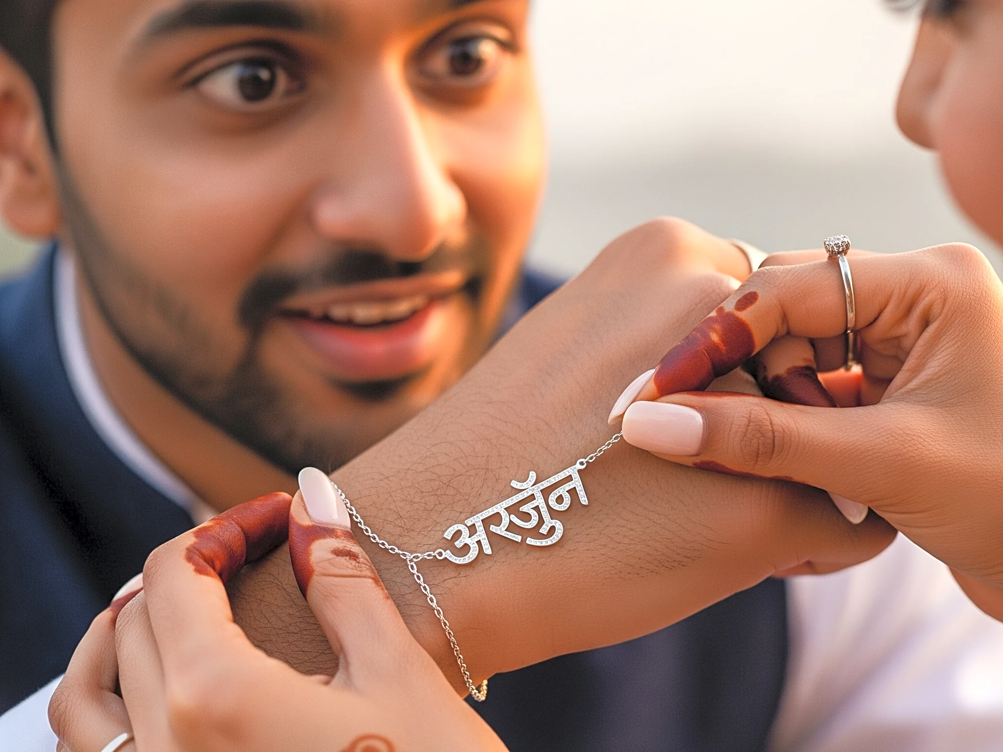 customized name bracelets for him