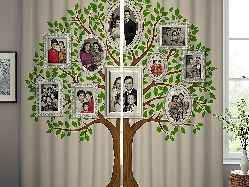 Family Tree Curtain
